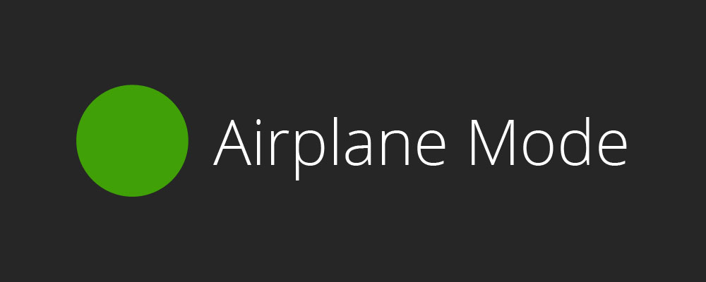 Better local development with Airplane Mode
