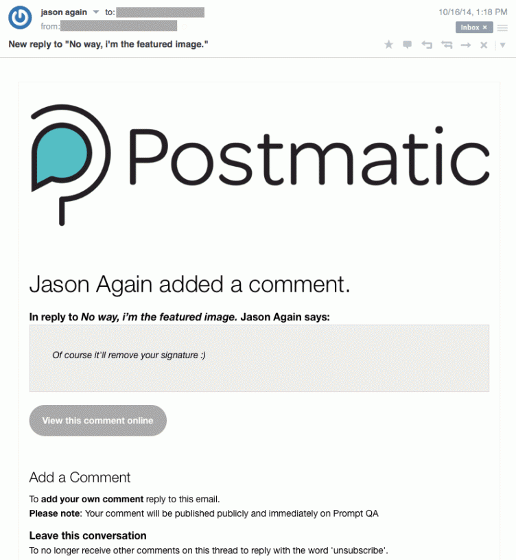 postmatic-email