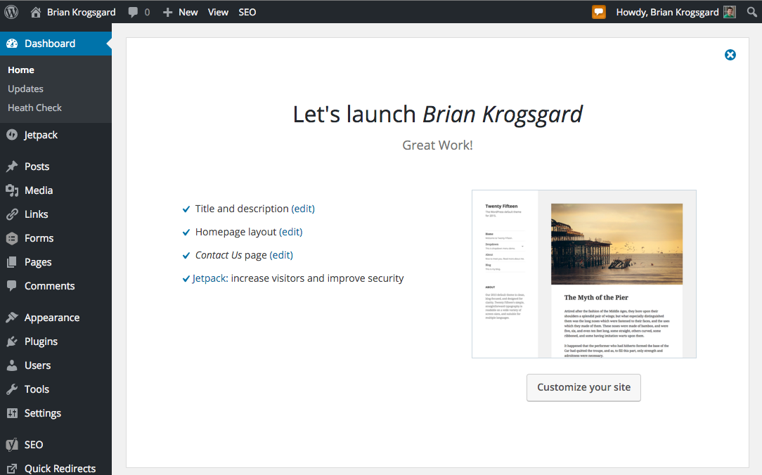 Jetpack is building an onboarding plugin to alter the new WordPress user experience