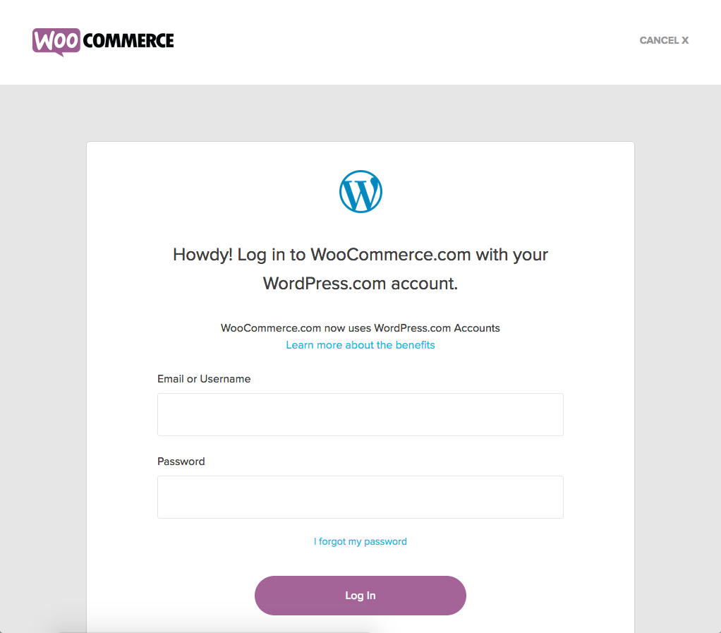 WooCommerce switches accounts to utilize WordPress.com credentials