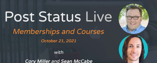 Sean McCabe on Memberships and Courses